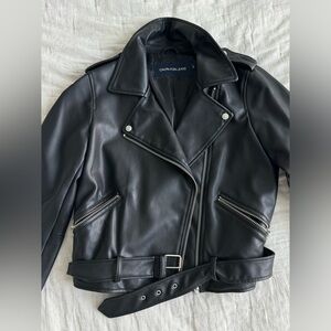 Calvin Klein faux leather jacket